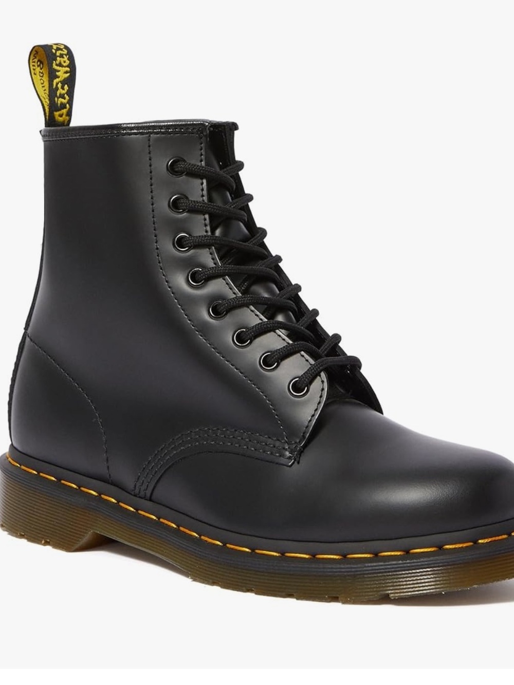 Dr. Martens Black 1460 Leather Lace-Up Boots-size 6 NWOT